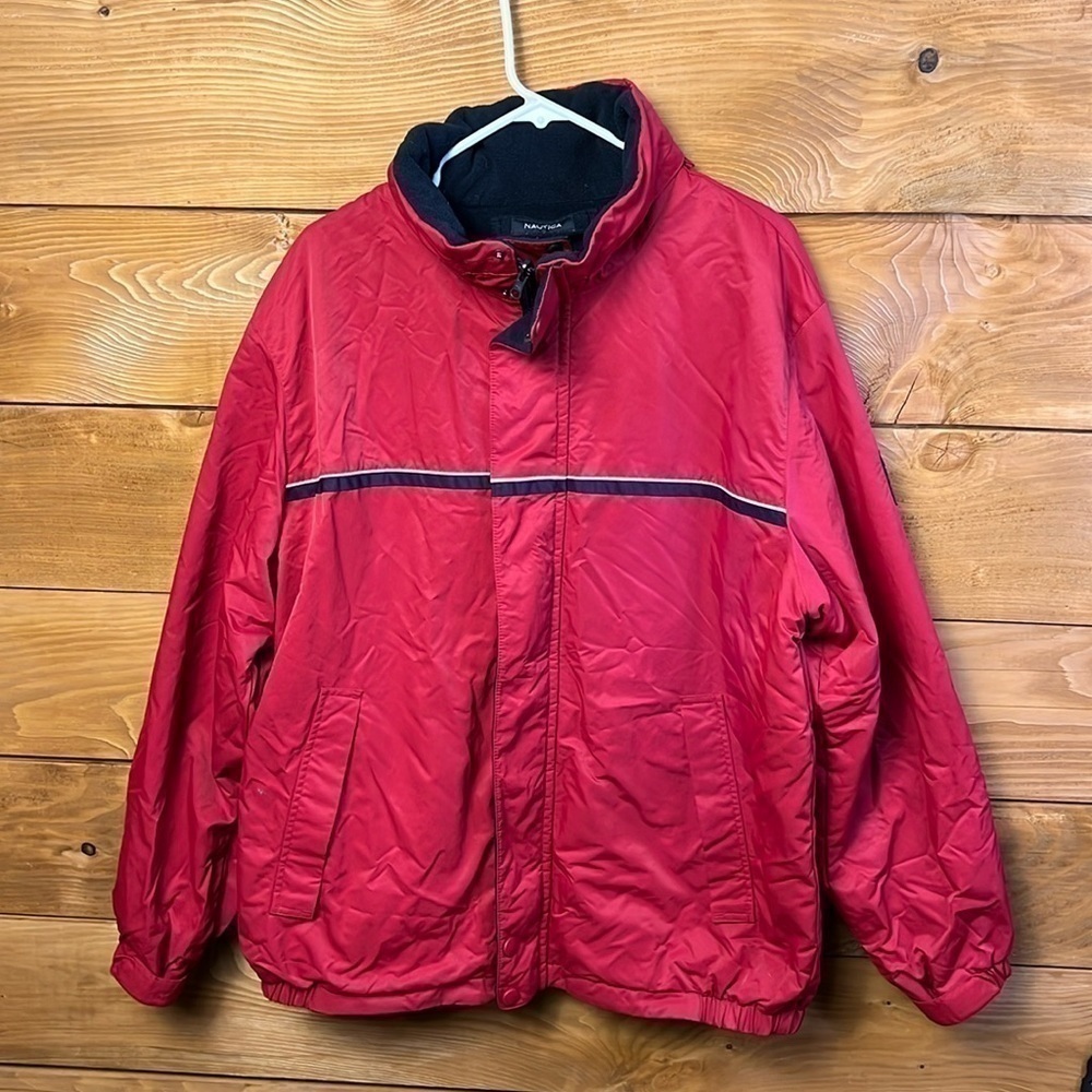 MENS NAUTICA RED JACKET size XL